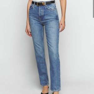 Reformation Cynthia High Rise Straight Jean